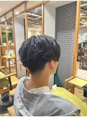 毛流れナチュラルパーマ
