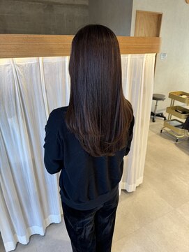 ムク 甲府(muku.) 髪質改善ストレート＋choco brown