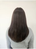 髪質改善カラー×グレージュ