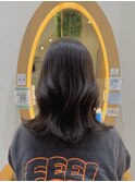 【艶感★シースルーバング】韓国 髪型 大人可愛いウェーブ巻き髪