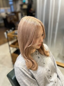 ルフレ 新宿歌舞伎町店(Reflet) ケアブリーチ/ダブルカラー/カット/髪質改善