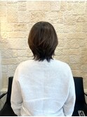 30代40代50代レイヤーボブ×白髪ぼかしくすみカラー#2