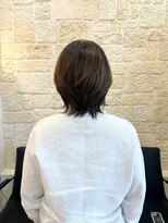 ヴァン カウンシル 川口店(VAN COUNCIL)&nbsp;30代40代50代レイヤーボブ×白髪ぼかしくすみカラー#2