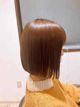 クララ カシハラ(CLALA Kashihara) オレンジブラウン/髪質改善/ミディアムボブ