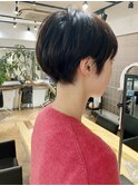 ショートパーマショートカット前髪あり前髪なし20代30代40代