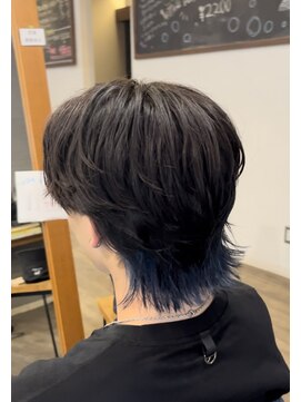 ラブヘアーグリーン(LOVEHAIRGREeN) センターパートウルフ
