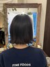 【セルフドライコース】カラーリタッチ+トリートメント ※1ヶ月リターン