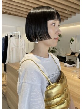 アオイ(aoi.) 【ボブ/黒髪ボブ/伸ばしかけヘア/30代/福岡薬院】