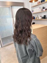 ほきもと美容室 ロングウェーブスパイラル。