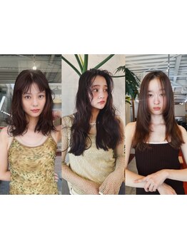 ロングスタイルでもどこか他と違うお気に入りヘア。高い技術力とデザイン性で一番似合うstyleに[表参道]