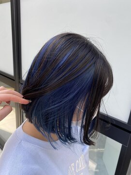 バディ 中野駅前店(BUDDY) インナーカラー(ブルー)