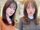 ネオリーブ アンド 渋谷店(Neolive &)の写真/前髪・顔周りのレイヤーカットで小顔に！ブリーチなしダブルカラーと好相性♪韓国ボブも[渋谷/学割U24]