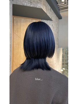 ヘアラウンジ アンリオ(hair lounge an rio) ブルー×ネイビー