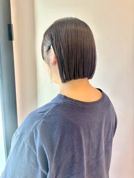 ラヴィズム 長岡店(LUVISM) ◎ダブルカラー韓国ヘアー顔周りレイヤーおくれ毛ボブ長岡/宮関