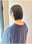 ◎ダブルカラー韓国ヘアー顔周りレイヤーおくれ毛ボブ長岡/宮関