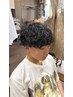 【men's限定】カット＋波巻きパーマ　￥15,000