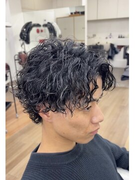 オーシャントーキョー 大阪(OCEAN TOKYO) 波巻きパーマメンズツイストスパイラルパーマツーブロック