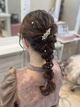 ヘアセットサロン ミント(Hair set salon MINT) 編みおろし