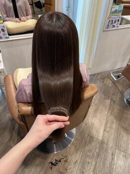 持続性サラサラ美髪◎上質なトリートメントで指通り滑らか♪髪本来の輝きを取り戻して毎日触れたくなる髪へ