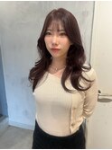 大人ガーリー/バタフライカット/ミディアムレイヤーカット/柏柏