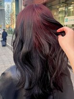 ビーハイブ 仙台駅前店(Behive)&nbsp;デザインカラー/ブリーチなし/ミディアムロング/10代20代30代