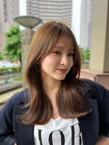 エトル バイ コムマティス 恵比寿駅前店(etre by comme Matisse)&nbsp;@etre_yutoレイヤーカット/くびれヘア/グレージュ/縮毛矯正