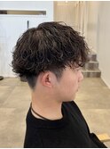 【波巻きスパイラルパーマ 】