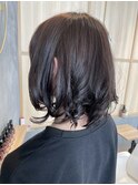 ボブ×パーマ