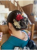 成人式ヘアセット