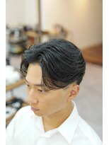 ブリードトウキョウ 亀戸店(BRYD TOKYO) 刈り上げフェードセンターパートニュアンスパーマ曲がる縮毛矯正