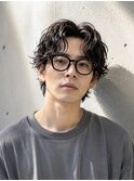 men's/メンズ/フェザーパーマ/シャドウパーマ/センターパート