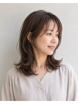アヴァンス プロデュース バイ エガオ 大阪梅田店(AVANCE. PRODUCED by EGAO) 大人の女性に似合うミディアムヘア【髪質改善】
