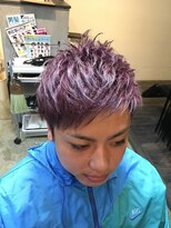 バーバー スタジオ ラフテル(Barber Studio RAFTEL)&nbsp;パープルナチュラルショート