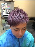 パープルナチュラルショート
