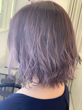 レイフィールド 光の森店 ダブルカラーで作るピンクアッシュ♪