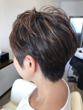 リッシュフォーヘアーデザイン(Lish for hair design) ショート×3Dカラー