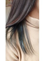 ヘアーサロン エクラ(HAIR SALON eclat) 【インナーカラー】ティントバー　IndigoBlue♪