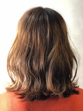 ヘアサロンエム 渋谷店(HAIR SALON M) ハイライト オリーブベージュボブスタイル
