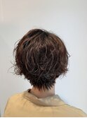 朝楽ちんショートパーマ