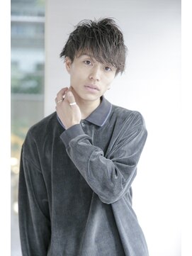 アフロディーテ ギンザ 秋葉原店(APHRODITE GINZA) ダークアッシュ/アッシュブラック/カルマパーマ/ショート/秋葉原