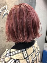 ノイ(Noy)&nbsp;ペールピンク切りぱなしレイヤーボブ