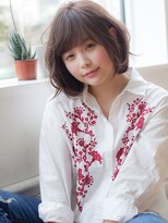 マイラ 銀座(myla)&nbsp;髪質改善大人可愛い小顔ひし形耳かけショートボブ20代30代40代
