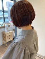 メルト 吉祥寺(melt) 小顔大人ショートボブ大人可愛い耳かけピンクベージュ20代30代