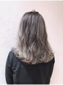 透明感シルバーグラデーションカラー[TiTi_栗林れい]