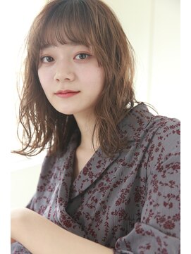 エクリ シセイドウ 麻布十番店(equri×SHISEIDO) 【麻布十番】ゆるふわ可愛い外ハネボブ