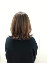 アドラーブル 松崎店(adorable) 艶感♪髪質改善カラー大人可愛いグレージュハイライトミディアム