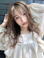 アイティーバイアルバム 下北沢店(IT by ALBUM)&nbsp;ナチュラルガーリー_ショコラベージュボブルフベビーバング_8625