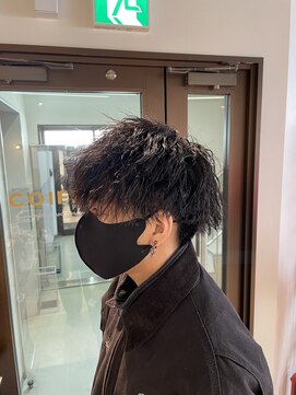 コワファーストナガサキシャンプーボーイ(COIFF1RST NAGASAKI SHAMPOO BOY) ナチュラルツイストパーマ