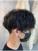 ■メンズ波巻きパーマ