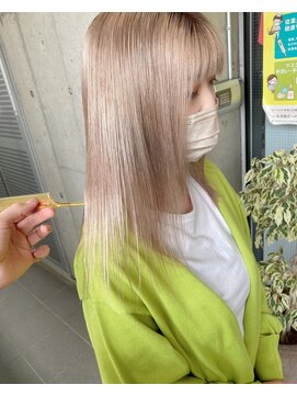 ガルボヘアー 名古屋栄店(garbo hair) #ガルボ#プルエクステ#ベージュ#カクテルトリートメント#10代